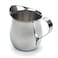 RSVP International Endurance Kitchen Collection Bell Shaped CreamerMilk Pitcher for Espresso Machine with Handle Pour Spout Small 3 oz Capacity