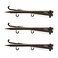 HME Durable Secure Convenient Portable Folding Tree Stand Bow Hanger wTwo Accessory Hooks Extends to 20 Folds to 10 3 Pack