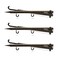 HME Durable Secure Convenient Portable Folding Tree Stand Bow Hanger wTwo Accessory Hooks Extends to 20 Folds to 10 3 Pack