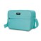 PackIt Freezable Zuma 15Can Cooler Soft Mint Built with EcoFreeze Technology Collapsible Reusable Zip Closure with Adjustable Shoulder Strap and Front Zip Pocket Fits 15 12 oz Cans