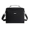 PackIt Freezable Newport Cooler Black Collapsible Reusable Built with EcoFreeze Technology Wide Top Opening Double Zip Closure with Adjustable Removable Shoulder Straps for Easy Carrying