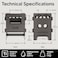 Kuvik Compact Titanium Wood Stove Ultralight and Compact Stove for Backpacking Camping and Survival