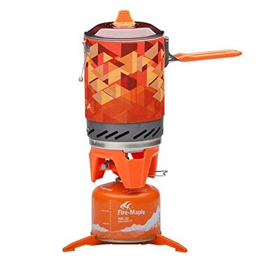 Fire-Maple Fire Maple X2 Cooking System Portable Backpacking Camping Stove Camping Pot with Piezo Ignition