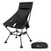 MOON LENCE High Back Folding Camping Chairs HeightAdjustable Widened Seat for Beach with AntiSinking Feet