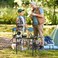 Titanker Folding Camping Table 2ft Small Folding Camp Table Portable with 50 Extra Space Small Picnic Table Portable Beach Desk Car Camping Essentials Aluminum Light Solid