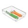 iDesign Linus BPAFree Plastic Drawer Organizer 6 x 9 x 225 Clear
