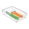 iDesign Linus BPAFree Plastic Drawer Organizer 6 x 9 x 225 Clear