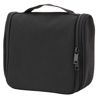 Muji Polyester Hanging Travel Case 16 cm Width x 19 cm Depth x 6 cm Height Black