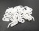FAPBADRI Hook for Curtain ChannelM Track System Plastic 200 Pieces Basic