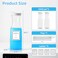 SUBEKYU Laundry Detergent DispenserLaundry Soap DispenserLiquid Laundry Detergent Container35OZ Fabric Softener Dispenser with Tray Laundry Room OrganizationExtra 4 LabelsWhite
