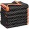 SIMPLI-MAGIC SimpliMagic 79522 Heavy Duty Padded Moving Blankets OrangeBlack 72 x 80 6 Pack