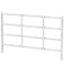Delmoar Fixed Window Safety Guard 19x 38 Adjustable Width Prevents Accidental Falls NonEgress Tamper Resistant Screws Included White Single Pack