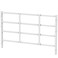 Delmoar Fixed Window Safety Guard 19x 38 Adjustable Width Prevents Accidental Falls NonEgress Tamper Resistant Screws Included White Single Pack