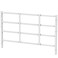 Delmoar Fixed Window Safety Guard 19x 38 Adjustable Width Prevents Accidental Falls NonEgress Tamper Resistant Screws Included White Single Pack