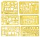 Traceease 6 Pieces House Plan Interior Design Furniture Templates for KitchenBedBath Drafting Tools Architecture Stencils