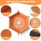 Grajar 6 Pcs DND Dice Tray with Characters Pattern for RPG DD Table Games Folding PU Leather and Velvet Rolling Holder Storage Box