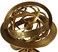 REDSKY TRADER RedSkyTrader Brass Antique Finish Armillary Celestial Globe with Zodiac Engravings