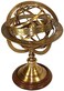 REDSKY TRADER RedSkyTrader Brass Antique Finish Armillary Celestial Globe with Zodiac Engravings