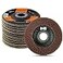 KSEIBI 4 12 in Flap Disc Aluminum Oxide 10 Pack Auto Body Sanding Grinding Wheel 40 Grit 686008