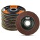 KSEIBI 4 12 in Flap Disc Aluminum Oxide 10 Pack Auto Body Sanding Grinding Wheel 40 Grit 686008
