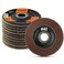 KSEIBI 4 12 in Flap Disc Aluminum Oxide 10 Pack Auto Body Sanding Grinding Wheel 40 Grit 686008