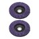 HARFINGTON 2pcs Strip Disc Stripping Wheels 7 x 78 Stripping Discs Wheel for Angle Grinder Clean and Remove Paint Coating Rust Welds Oxidation Purple