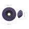 HARFINGTON 2pcs Strip Disc Stripping Wheels 7 x 78 Stripping Discs Wheel for Angle Grinder Clean and Remove Paint Coating Rust Welds Oxidation Purple