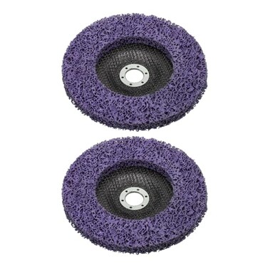 HARFINGTON 2pcs Strip Disc Stripping Wheels 7 x 78 Stripping Discs Wheel for Angle Grinder Clean and Remove Paint Coating Rust Welds Oxidation Purple