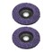 HARFINGTON 2pcs Strip Disc Stripping Wheels 7 x 78 Stripping Discs Wheel for Angle Grinder Clean and Remove Paint Coating Rust Welds Oxidation Purple