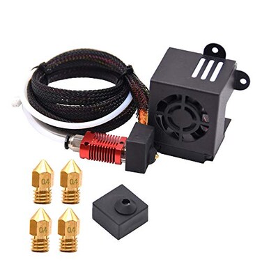 Creativity Full Assembled Ender 3 Hotend Upgraded Kit with Nozzles 3D Printer Parts Accessories Replacement for Ender 3s Ender 3 Pro 3D Printer