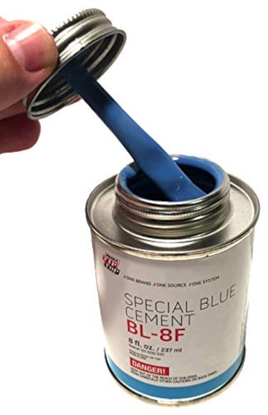 Rema Tip Top Special Blue Cement BL8F Rubber Bonding Can 8 fl oz 237 ml