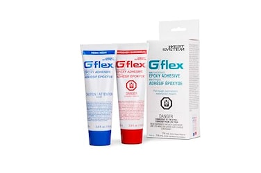 West System 6558 Gflex Epoxy Adhesive two 45 fl oz White
