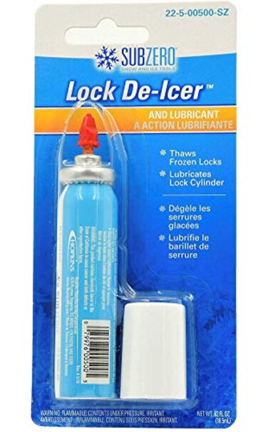 Subzero Lock DeIcer Lubricant 185mL