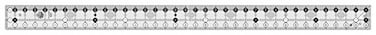 Creative Grids Quilt Ruler 25 Inch by 365 Inch Yardstick Rectangle
