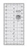Creative Grids Basic Range 6in x 12in Rectangle Quilt Ruler CGRBR5 Made in USA NonSlip Grip Acrylic Quilting Sewing Crafting Patchwork Ruler for Measuring Cutting Fabric