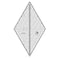 Creative Grids 60 Degree Diamond Ruler CGR60DIA Made in USA NonSlip Grip Acrylic Quilting Sewing Crafting Patchwork Ruler Template
