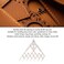 Yunir Sewing RulerStainless Steel Expanding Sewing Gauge Button Guide Measure Multiple Equal Distance Multifunctional Anti Sewing Supplies for 5 Teeth Without Lock Function 7 Teeth with Lock Function