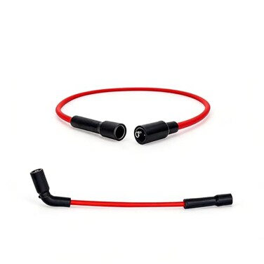 XTPTFABS Red 8mm Spark Plug Wire Set Compatible with HarleyDavidson Sportster XL 883 1200 2007 2008 2009 2010 2011 2012 2013 2014 2015 2016 2017