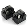 RLECS 2pcs 3 Pin Coolers Compressor Starter QP0247 PTC Refrigerator Start Relay 47 ohm