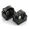 RLECS 2pcs 3 Pin Coolers Compressor Starter QP0247 PTC Refrigerator Start Relay 47 ohm