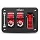 Nilight 3 Gang Toggle Switch 12V Rocker Switch Panel with LED Light and Flip Cover HeavyDuty ONOff Switch Plate 3 Pin SPST