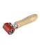 QWORK Silicone Seam Roller High Temperature Resistant Silicon Seam Hand Pressure Roller Welding Tool 40mm Red