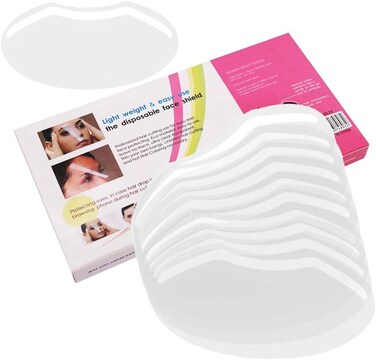 LWBTOSEE Disposable Plastic Eye ShieldFor Microblading Permanent MakeupEyelash Extensions Eyes Cataract Surgery For Eyes And Eyebrows100pcspack