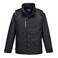 Portwest Outcoach Jacket Work Safety Protective Reflective Waterproof Coat Medium Black