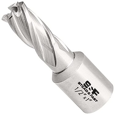 SF STEADFAST SF STEAD FAST Annular Cutter 12inch Diameter x 1inch Depth of Cut for Magnetic Drill Press Mag Drill Bits with Pilot Pin