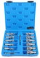 Accusize Industrial Tools 13 Pc 716 to 1116 Hss Annular Cutters 1 Cutting Depth 34 Weldon Shank with 2 Pilot Pins Strong Box N10