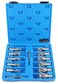 Accusize Industrial Tools 13 Pc 716 to 1116 Hss Annular Cutters 1 Cutting Depth 34 Weldon Shank with 2 Pilot Pins Strong Box N10