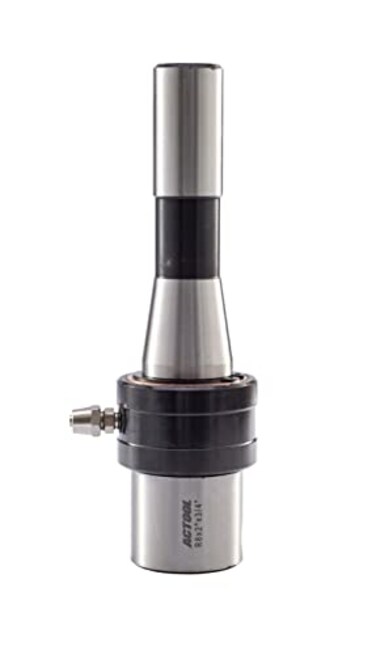 ACTOOL ANNULAR Cutter Arbor R8 to 34 Weldon Shank with Internal Coolant
