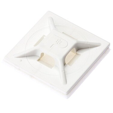 Panduit ABMMAD Cable Tie Mount Adhesive Backed 4Way ABS White 500Pack
