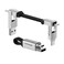 Rolling Square inCharge 6 Keychain USB C Charger Cable Lightning Cable and MicroUSB for Smartphone Universal Cable Charger 6 in 1 USB Plug 15W White